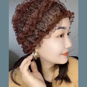 หมวกผ้าคลุมศีรษะมุสลิมแบบทอประดับเลื่อมสองสีสไตล์ไนจีเรียรุ่นล่าสุดของ YASEEN สำหรับผู้หญิง ระบายอากาศได้ดี เหมาะสำหรับทุกฤดูกาล - Product Image 4