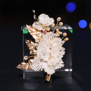 <span class=keywords><strong>Accessori</strong></span> da sposa fatti a mano <span class=keywords><strong>per</strong></span> donne copricapo da sposa perline fiore foglia fermaglio <span class=keywords><strong>per</strong></span> capelli <span class=keywords><strong>per</strong></span> le <span class=keywords><strong>damigelle</strong></span> <span class=keywords><strong>per</strong></span> gli anniversari - Product Image 6