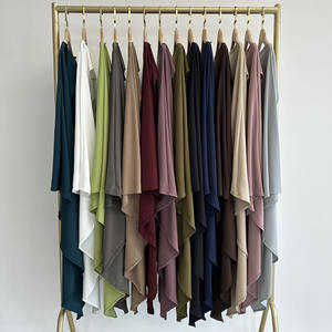 高级球衣Khimar祈祷1层长款批发穆斯林妇女斋月开斋节围巾即时埃及腰火鸡Khimar - Product Image 2