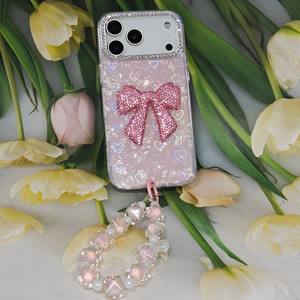 Funda <span class=keywords><strong>de</strong></span> Lujo para Teléfono Iphone 12 13 14 15 Pro Max con Diseño <span class=keywords><strong>de</strong></span> Mariposas y Lazos, Funda Naranja para Teléfono Móvil para Mujer, Compatible con 17 Pro Max - Product Image 2