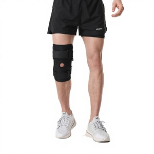 Genouillère articulée renforcée avec sangles réglables et stabilisateurs latéraux pour soulager la douleur au genou et assurer la stabilité - Product Image 2
