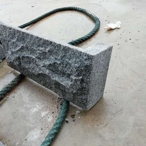 SH đá bán buôn <span class=keywords><strong>grey</strong></span> G603 Granite tự nhiên ngăn xếp đá tường ốp ngoài trời <span class=keywords><strong>Slate</strong></span> Veneer bên ngoài nấm bề mặt tường góc - Product Image 3