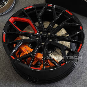 XLモノブロック鍛造合金車ホイール17 18 19 20 21 22 23インチ5x112 5x114.3 5x120深凹型カスタムアルミ合金ホイールリム - Product Image 5