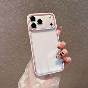 Coque de téléphone antichoc avec grande fenêtre, protection intérieure et extérieure en acrylique transparent, compatible iPhone 17/16 - Product Image 2