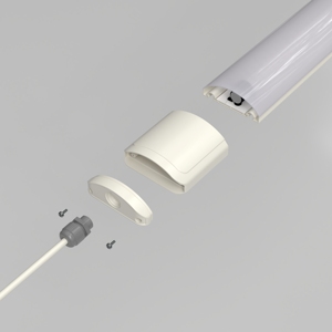 Luminaire LED Tri-proof IP65 à haut rendement lumineux, étanche à la vapeur, anti-poussière et anti-corrosion pour entrepôt et atelier - Product Image 3