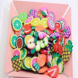 Bán Sỉ Mini Nhân Tạo Hỗn Hợp Lát Trái Cây Cà Rốt Dâu Tây Dưa Hấu Táo Rắc Nhồi Màu Cam - Product Image 3