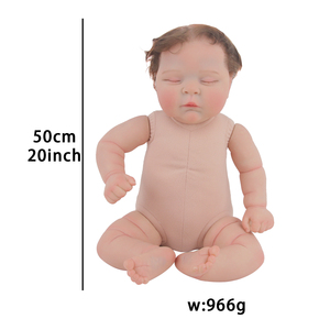 Venta al por mayor de muñecas de bebé Reborn de silicona no tóxica de cuerpo completo African American Crying Girl Adoptions Friendly Fabricación de silicona suave - Product Image 3