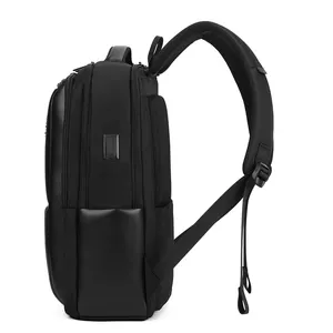 Office Laptop Computer Backpack High Quality Custom Business Anti-theft With USB For Man Waterproof Bag Polyester Unisex Aoking