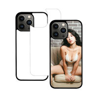 Étuis de téléphone portable à plaque d'aluminium pailletée Couvertures de téléphone portable vierges à sublimation 2D pour iPhone 16 15 14 Pro Max Couverture vierge personnalisée