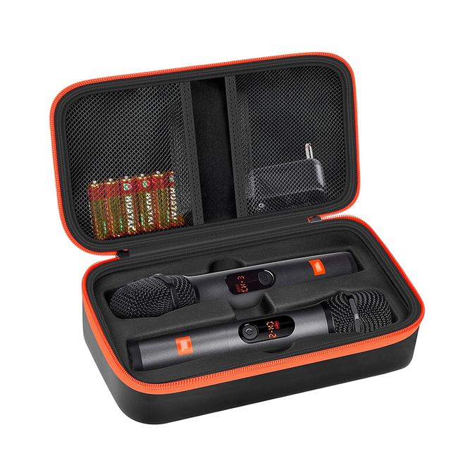 Good Qualify Customized Dual Wireless Microphone Case for Party Box, Singing Karaoke for Mic