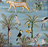 Alas Mahjong Pola Leopard Zebra, Dapat Dicuci, Tidak Berbau, Ukuran Sesuai Pesanan, Logo, Sentuhan Lembut, Taplak Meja untuk Permainan Catur, Kartu, Dekorasi Pesta Rumah