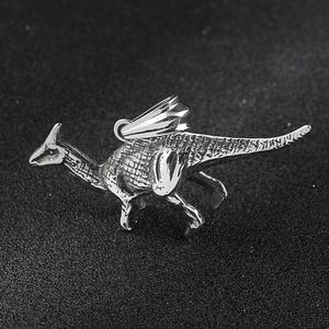 Collar con Colgante de Acero Inoxidable Gótico al por Mayor, Joyería de Moda con Diseño de Dinosaurio Triceratops Personalizado - Product Image 6