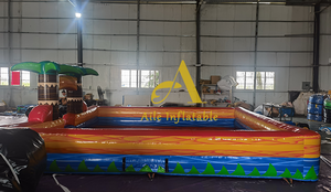 Grande piscine gonflable extérieure pliante d'intérieur au-dessus du sol pour enfants adultes piscine gonflable commerciale de bulle de PVC - Product Image 2