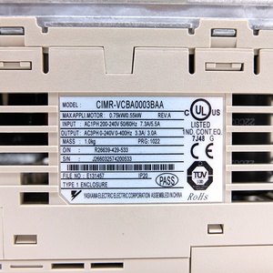Inversor de Frecuencia Nuevo Yaskawa CIMR-VCBA0003BAA Wechselrichter Inversor Onduleur Invertitore - Product Image 4