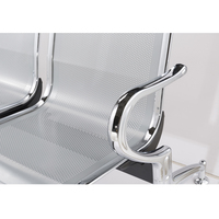 Chaise d'attente publique moderne Chaise d'attente en acier inoxydable pour hôpital et aéroport 3-5 places