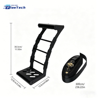 Échelle pliante universelle pour roue de secours, pour camion, SUV, camping-car, support de pneu réglable, acier robuste avec design antidérapant