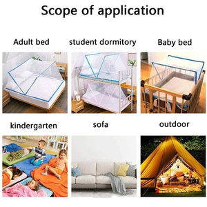 Mosquitero Plegable Portátil para Adultos, Mosquitero para Niños, Estudiantes, Dormitorio, Verano, Instalación Gratuita - Product Image 6