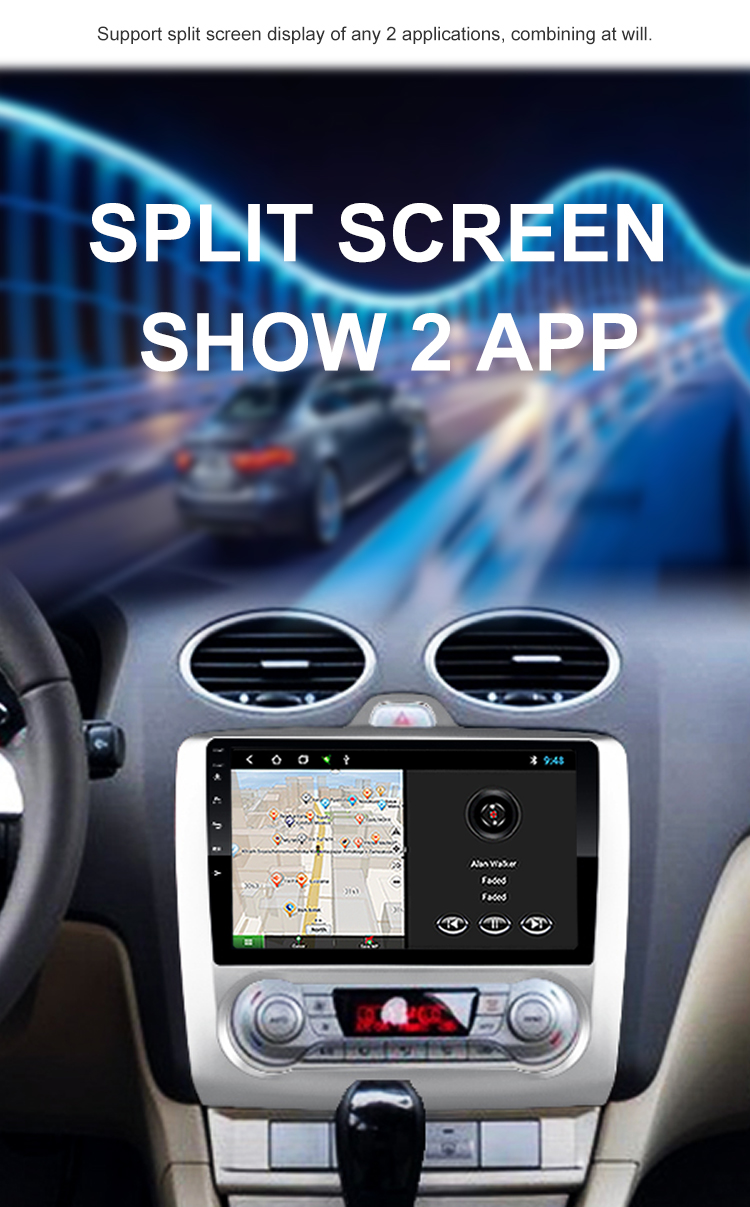 Car Multimedia GPS Radio Android 9 inch for 2004-2011 Ford Focus 2 Mk2 GPS Navigation car Radio player