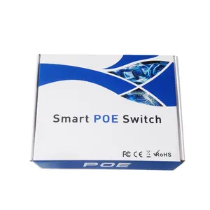 สวิตช์ POE 8พอร์ต Power Ethernet 24V 48V สำหรับระบบกล้องวงจรปิด Ubiquiti Nanostation