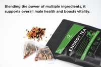 Tisane Énergisante Chinaherbs avec Maca, Ginseng et Goji – Soutien Quotidien à la Vitalité – 20 Sachets de Thé Naturels, Végétaliens et Sans Sucre