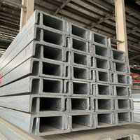 Profilés en acier galvanisé à chaud en forme de U et de C, profilés en acier au carbone pour la construction, matériaux de construction structurels