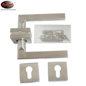 <span class=keywords><strong>Poignée</strong></span> <span class=keywords><strong>de</strong></span> <span class=keywords><strong>porte</strong></span> en bois, serrure pour <span class=keywords><strong>porte</strong></span> d'entrée Hyland OEM NC046, raie <span class=keywords><strong>carrée</strong></span>, serrure à levier en acier inoxydable - Product Image 1