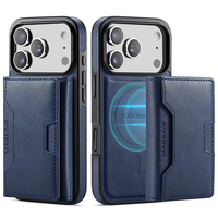 Casing Ponsel Lepas Pasang dengan Dompet dan Tempat Kartu, Dilengkapi Stand, RFID Blocking, dan Mendukung Pengisian Daya Nirkabel untuk iPhone 17 Pro/Pro Max/17 Air/17/17E