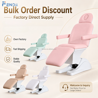 Fauteuil de soin du visage électrique de style hydraulique, lit de massage réglable pour salon de beauté