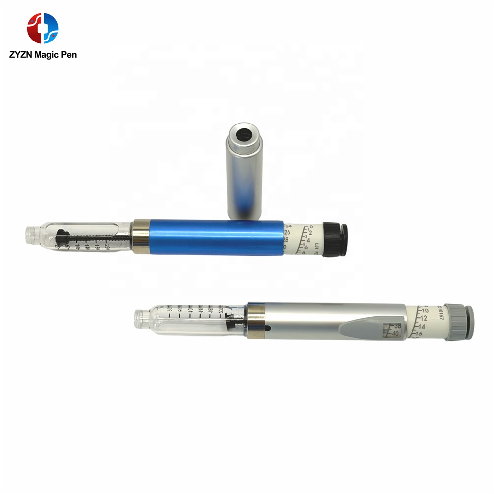 ZYZN V2 Reusable Metal Injection Pen 60U Metal Body 3ml Cartridge Compatible Adjustable Dosing Device For Self Care Routine Use