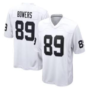Jersey de Fútbol Americano de los Raiders de Las Vegas Cosido al por Mayor para Hombre, Color Negro # 98 Maxx <span class=keywords><strong>Crosby</strong></span> # Uniforme de Fútbol Americano 89 Brock Bowers - Product Image 3