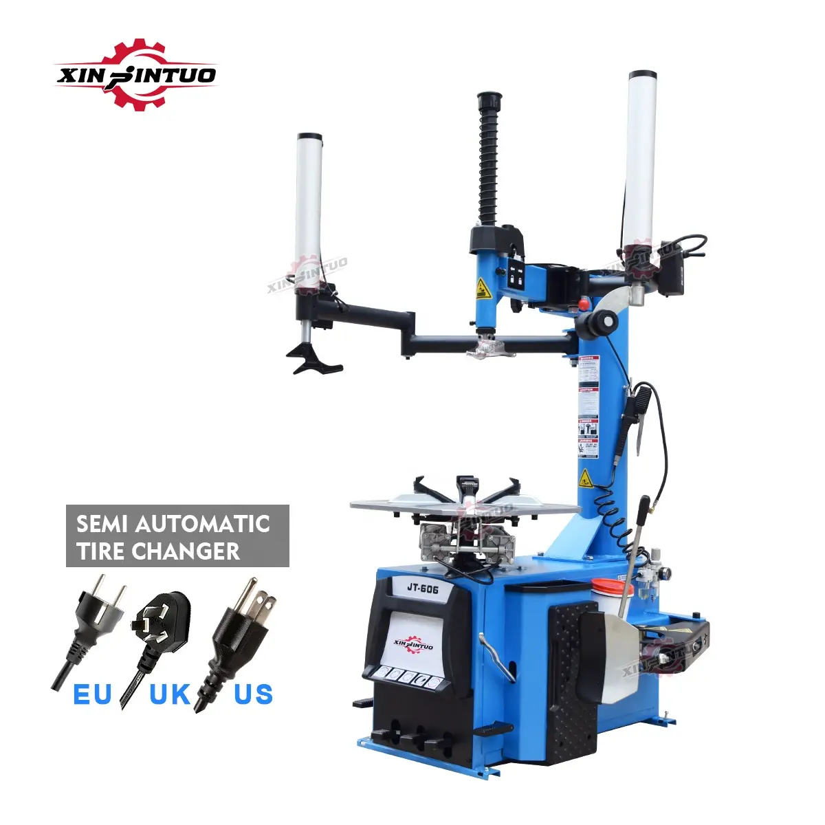 Xinjintuo Goedkope Prijs JT-606 12-24 "Hot Verkoop Auto Elektrische Touchless Swing Arm Montage Bandenwisselaar/Band Fitting Machine