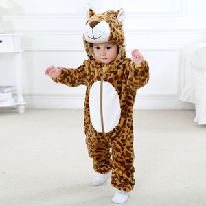 Michley <strong>Winter</strong> Unisex <strong>Baby</strong> Onesie Hoodie Newborn Flannel Material Animal Children's <strong>Rompers</strong> - Product Image 6