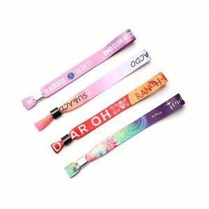 Bracelet en tissu imprimé éco-responsable recommandé, thème Amour, logo personnalisé, événements culturels, mode sportive, luxe, échantillon gratuit, breloque - Product Image 1