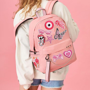 Nuevo lindo diseño de lazo rosa parches bordados Transferencia de Calor hierro estrella flor corazón bordado sombrero parches brillo para fines - Product Image 3