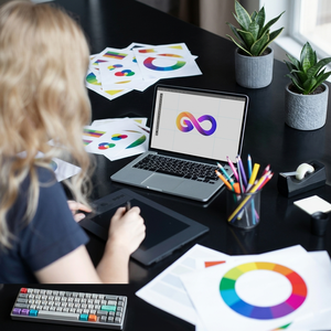 Conception de logo professionnelle pour les marques graphiques utilisant Mac, tablettes numériques, outils vectoriels et créativité multimédia - Product Image 2