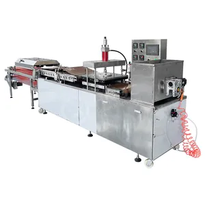 Línea comercial de panadería de pan integral, máquina para hacer tortillas fritas de harina de arroz, equipo para hacer Roti, equipo para restaurante