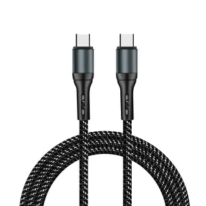 Veggieg 180 Degree Rotation Cable 6A Quick Charge For Huawei Samsung USB-C Wire Fast Charging Cord Charger Usb c Type-c Data