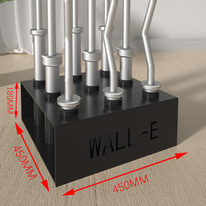 חדר כושר מארגן עם אחסון אנכי חבית עם מתלה אחסון אנכי חבלים 2 אינץ 'olymp מסלסל ברים ספורט בידור מוצר - Product Image 6