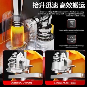 Xe nâng tay pallet thủy lực, tải trọng lớn 2 tấn 3 tấn, nhỏ gọn, dùng cho việc bốc xếp hàng hóa - Product Image 2