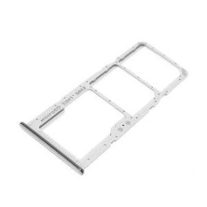Vassoio per schede SIM e Micro SD Samsung per Galaxy A51 A515F Argento - Product Image 1