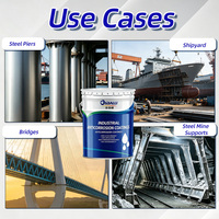 Revêtement anti-corrosion longue durée, apprêt au silicate de zinc, durcissement à l'humidité, résistant à la chaleur 400 ℃   Peinture pour réservoir de stockage portuaire