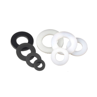 PA66 Black White Nylon Plastic Round Shim Flat Washer Plain Washer Gasket DIN125