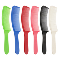 Peigne à cheveux professionnel pour la coupe, le démêlage et le coiffage, design en arc, peigne à queue de rat fin, brosses à cheveux, peigne de tondeuse en S pour hommes
