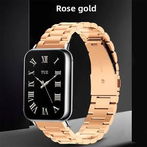 Bracelet en acier inoxydable à trois billes pour Xiaomi Mi 8 Pro, bracelet pour <span class=keywords><strong>montre</strong></span> 9 Pro, bracelet pour Redmi Watch 6/5/4 - Product Image 5