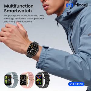 Montre connectée Miccell 1.85 TFT, prend en charge la surveillance de la fréquence cardiaque et de l'oxygène sanguin, appels, étanche IP68 - Product Image 2