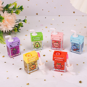 Venta caliente 6 colores pajita lámina de oro taza antiadherente desvanecimiento lápiz labial líquido hidratante brillo de aceite de labios maquillaje fácil de aplicar - Product Image 5