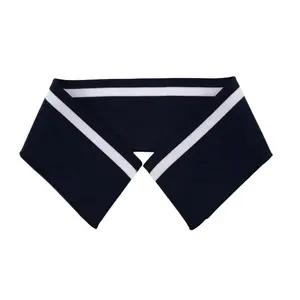 Custom 97% Polyester 3% Spandex Polyester Flat Knitting Solid Color T Shirt Rib Collar <strong>Cuff</strong> - Product Image 1