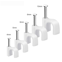 Clips de câble électriques ronds CNBX de haute qualité, type R, en plastique, 3MM-40MM, multicolores