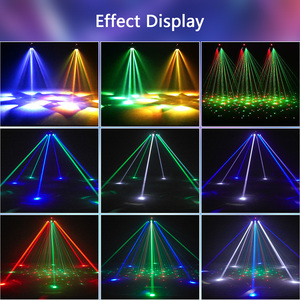Spedizione Rapida: Luce Stroboscopica RGBW 150W con Effetto Laser Rosso e Verde, Controllo Remoto DMX512, Illuminazione da Palco per <span class=keywords><strong>DJ</strong></span> e Discoteca - Product Image 6