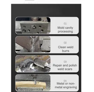 Hard Solid Carbide Cutter Rotary Burr Carbon Steel Pneumatic Drill Bit Carbide For Machining Circular